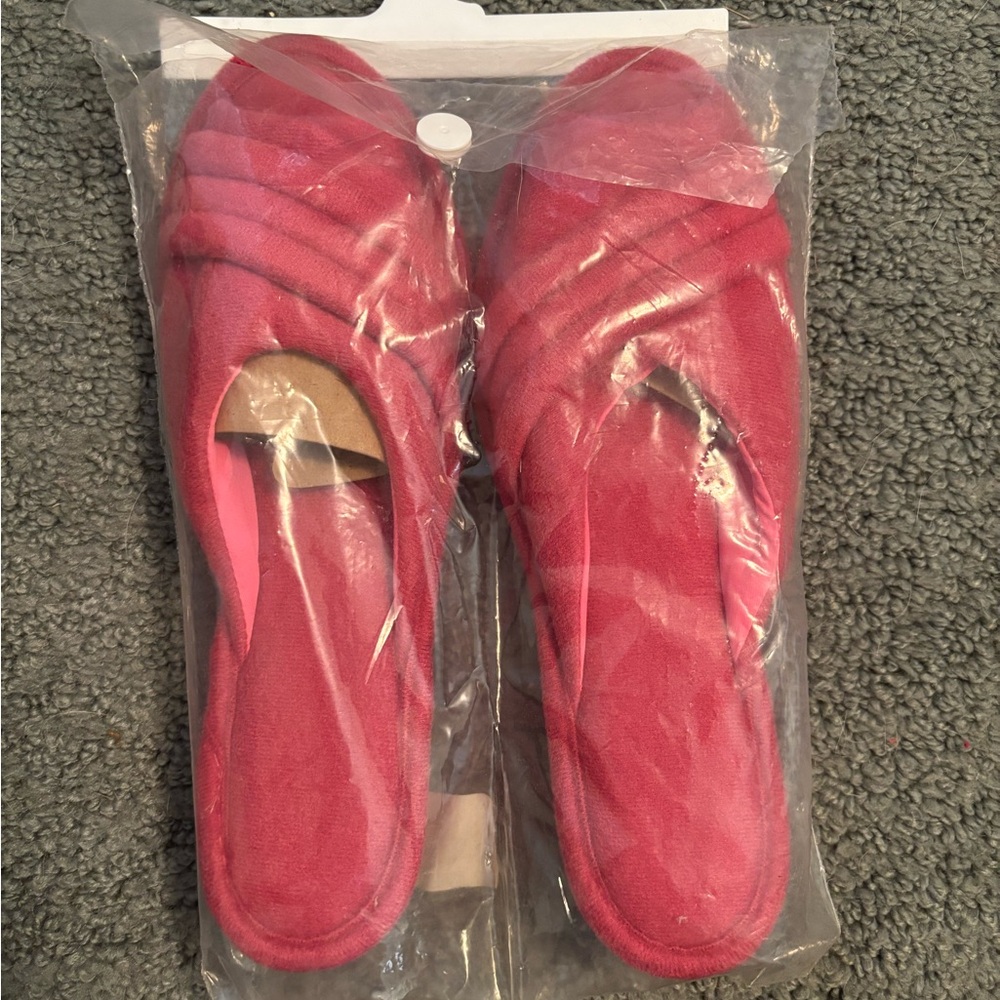 Elegant Red Women's Slip-On Shoes